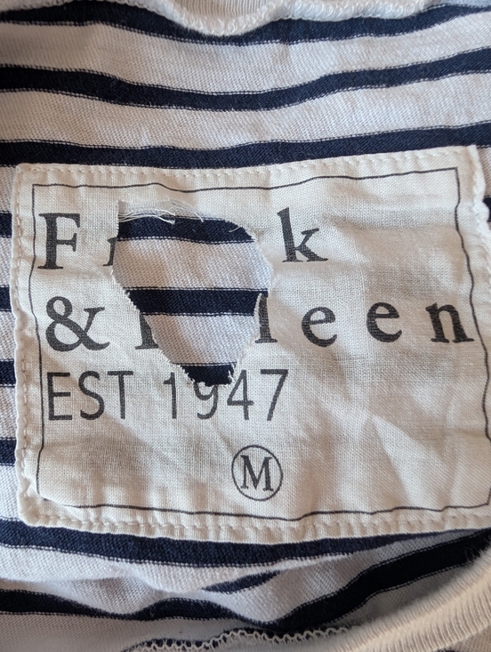 Frank & Eileen Emma Henley Maxi Dress Medium Striped NWOT - Picture 10 of 11